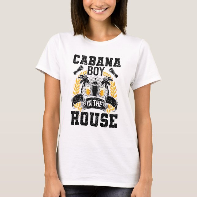 Camiseta Cabana Boy In The House Bartending Bartender (Frente)