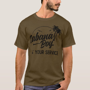 Camiseta Cabana Boy Na Sua Férias Da Ilha De Serviço