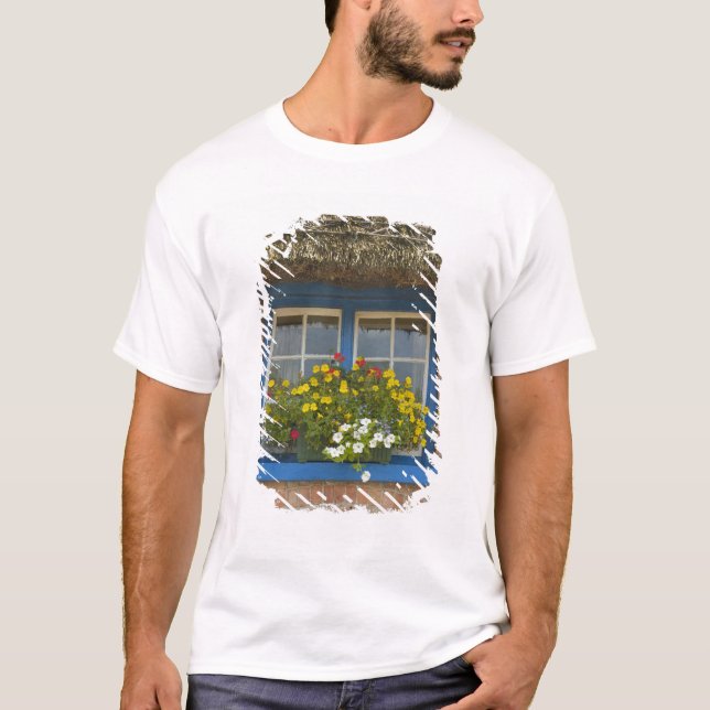 Camiseta Cabana com telhado de colmo, Adare, Condado de Lim (Frente)