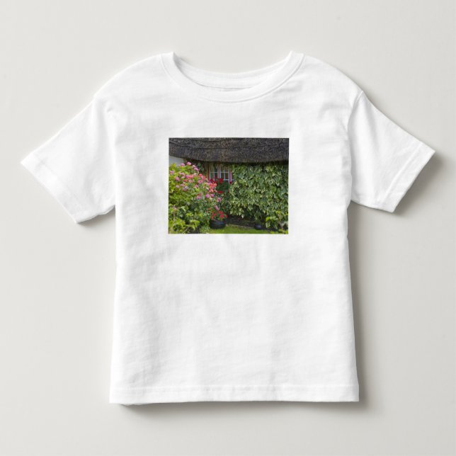 Camiseta Cabana com telhado de colmo, Adare, Condado de Lim (Frente)