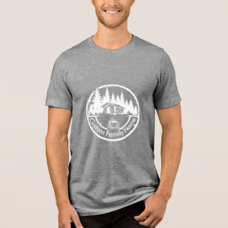 Camiseta Cabana de Campo Rústica | Nome da Família Personal