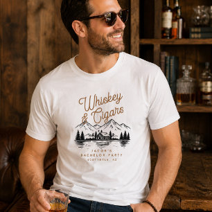 Camiseta Cabana de Casa de Lago para Festa de Solteiro com 