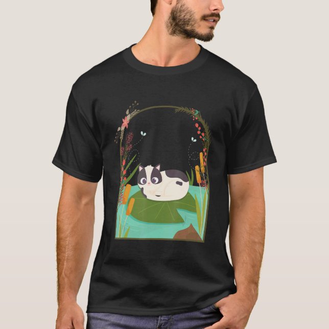 Camiseta Cabana Florestal de Gatos (Frente)