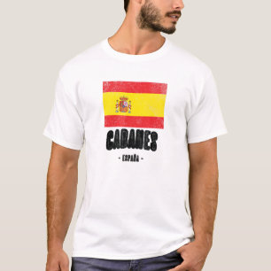 Camiseta Cabanes Espanha Es Bandeira Cidade - Bandera Ropa