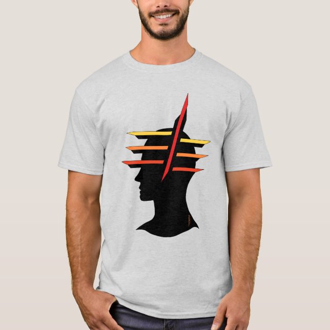 Camiseta Cabeça Abstrata (Frente)