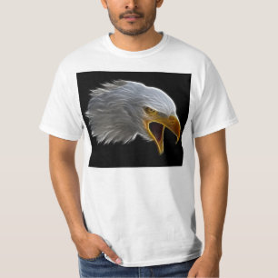 Camiseta Cabeça americana gritando da águia americana