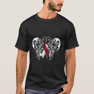 Camiseta Cabeça & Alavanca do Cancer do Pescoço T Friso