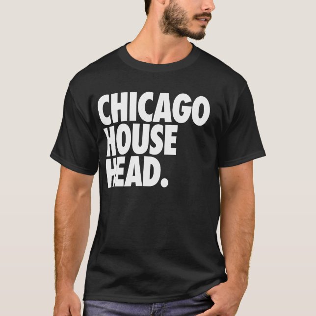 Camiseta Cabeça da casa de Chicago (Frente)