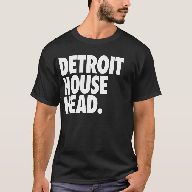 Camiseta Cabeça da casa de Detroit (Frente)