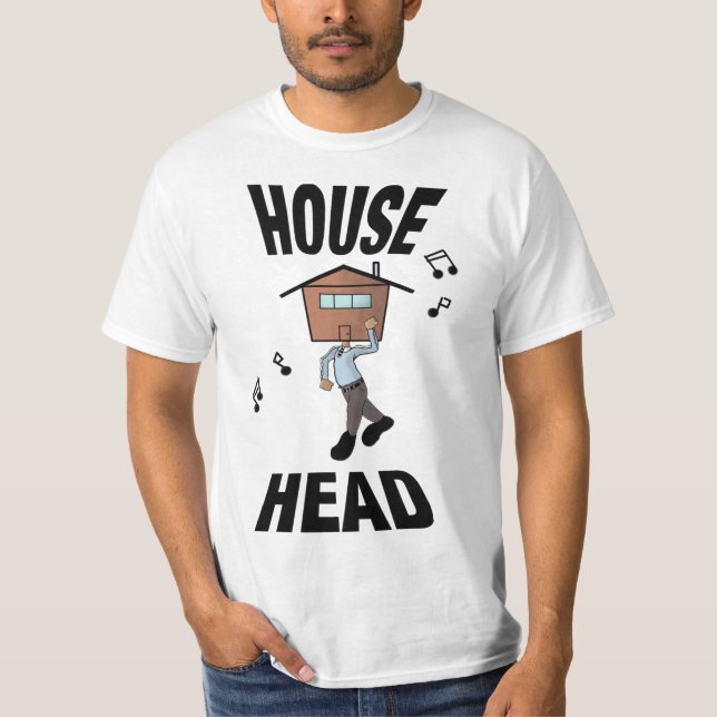 Camiseta Cabeça da casa por Zayha (Frente)