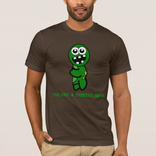 Camiseta Cabeça da tartaruga (Frente)