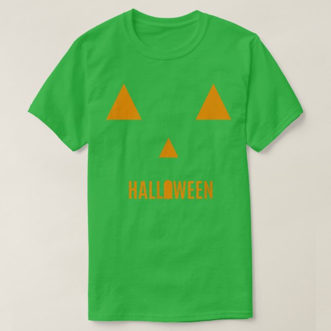 Camiseta Cabeça de abóbora de Halloween Jack O Lanterna de  (Frente do Design)