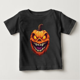 Camiseta Cabeça de Abóbora Sorrindo Sinistramente
