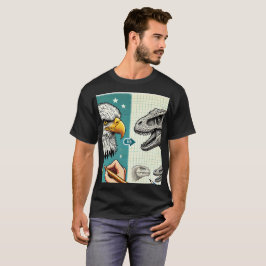 Camiseta Cabeça de Águia e Camisa-T do Dinossauro