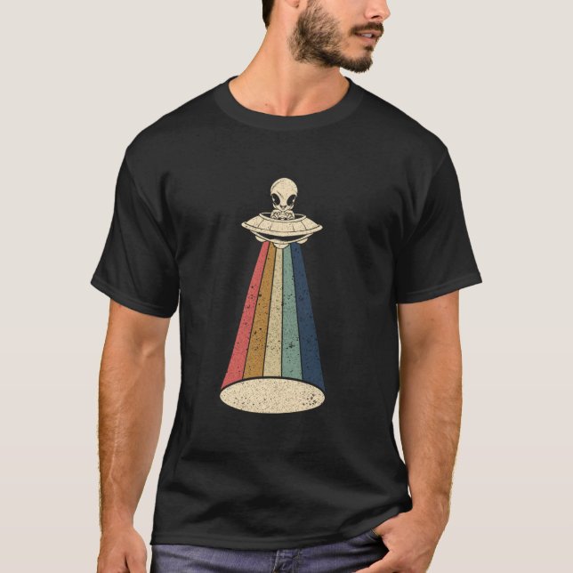 Camiseta Cabeça de Alien Ufo Alienígena (Frente)