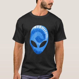 Camiseta Cabeça de alienígena Rave Marciana Blu Extraterres