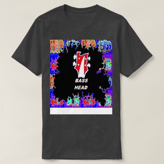 Camiseta Cabeça de Bass (Frente do Design)
