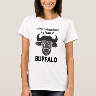 Camiseta Cabeça de Búfalo Bisonte Animal Búfalo