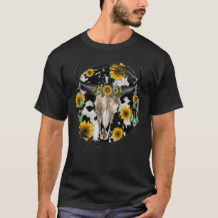 Camiseta Cabeça-de-cabra-encosta-girassol-dormideira