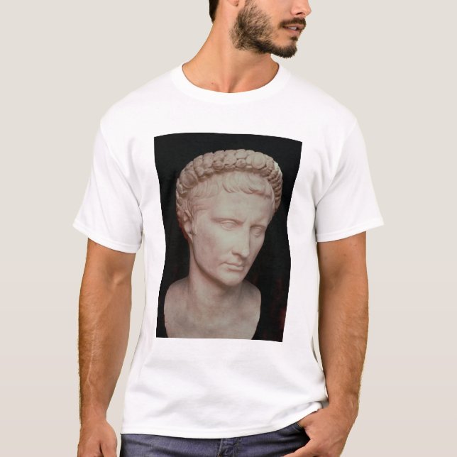 Camiseta Cabeça de Caesar Augustus (Frente)