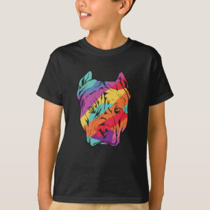 Camiseta Cabeça de Cão Pitbull Terrier
