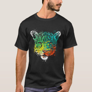Camiseta Cabeça de Cheetah, gato selvagem, raspado