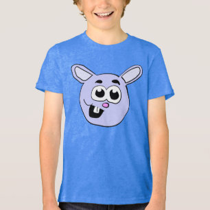 Camiseta Cabeça de Coelho Azul
