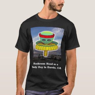 Camiseta Cabeça de Cogumelo (Alterar as palavras)