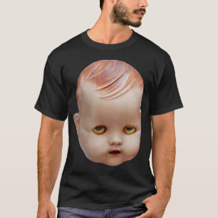 Camiseta Cabeça de Doll assustadora
