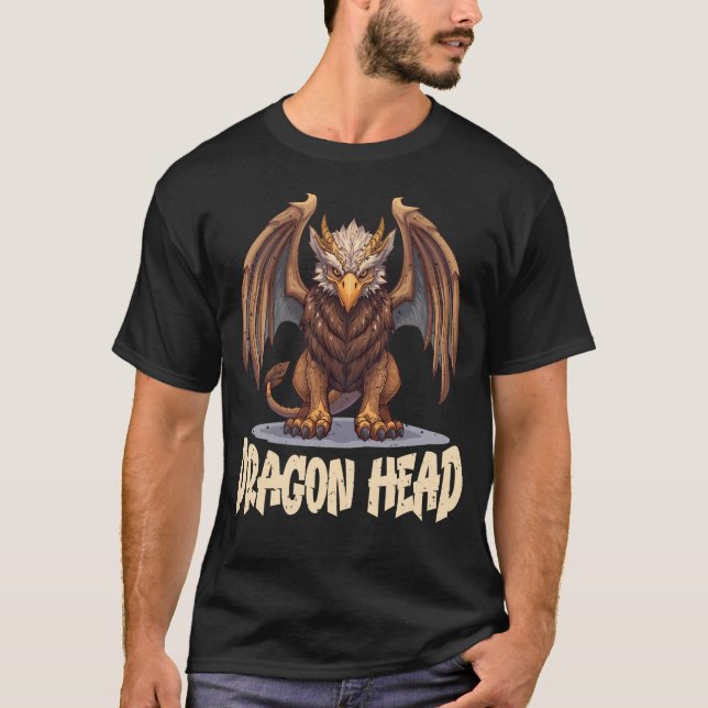 Camiseta Cabeça de Dragão  (Frente)
