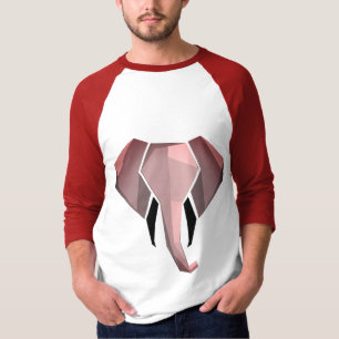 Camiseta Cabeça de Elefante Geométrica