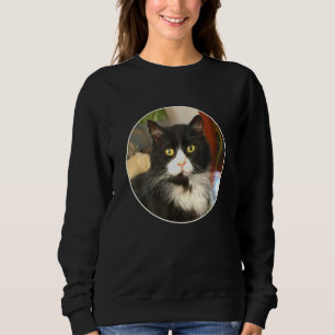 Camiseta Cabeça de Gato Fluffy Tuxedo