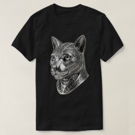 Camiseta Cabeça de Gato Prateado Celta Feroz – Guerreiro Fu