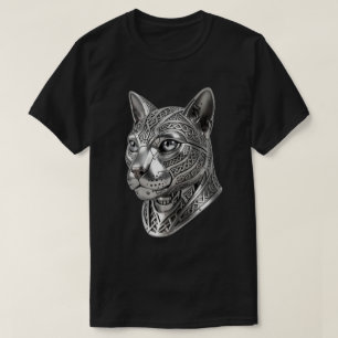 Camiseta Cabeça de Gato Prateado Celta Feroz – Guerreiro Fu