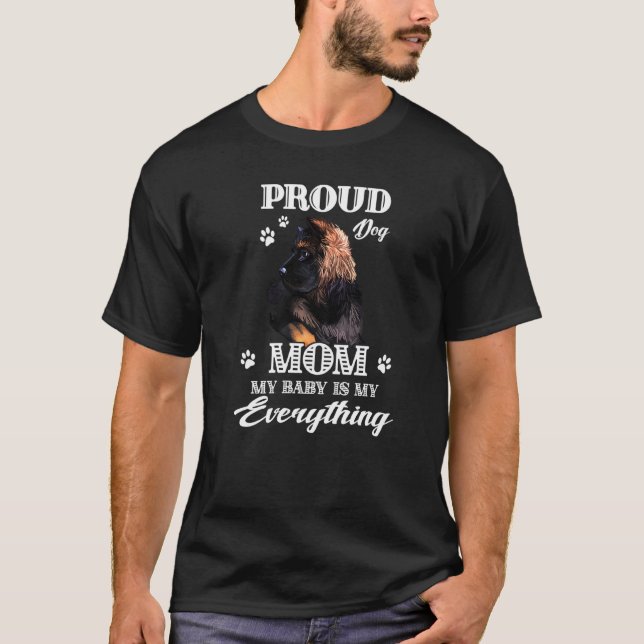 Camiseta Cabeça de german shepherd Cachorro De Cachorro Mam (Frente)