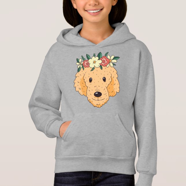 Camiseta Cabeça de Golden Retriever Fofo (Frente)