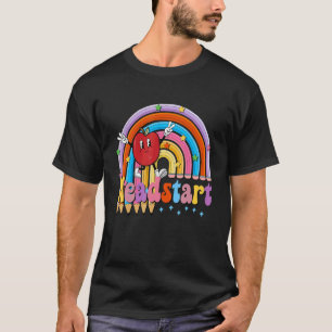 Camiseta Cabeça de Groovy Iniciar Professores Crianças Retr