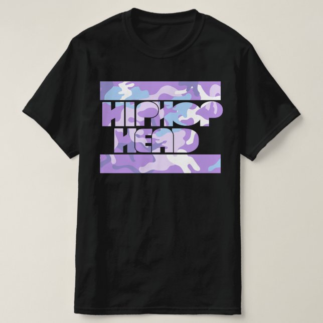 Camiseta Cabeça de Guerrilha HipHop (Frente do Design)