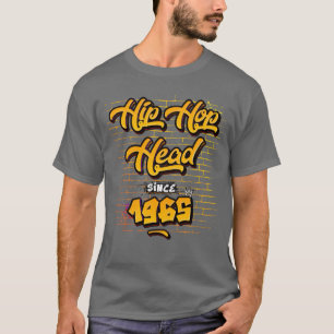 Camiseta Cabeça de Hip Hop Desde 1965 60 Anos de Cultura