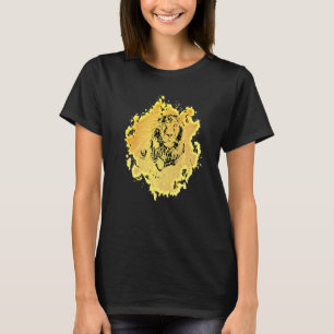 Camiseta Cabeça de Leão África Grande Felino Crina Colorida