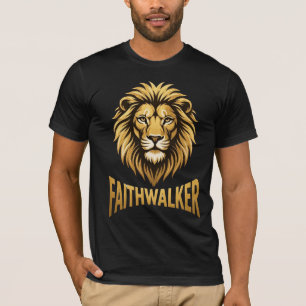 Camiseta Cabeça de Leão Dourada