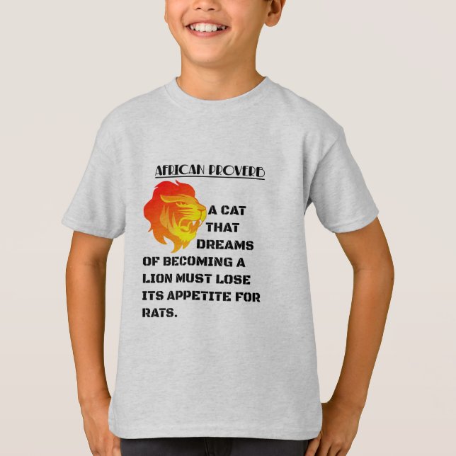 Camiseta Cabeça de Leão Rugindo (Frente)