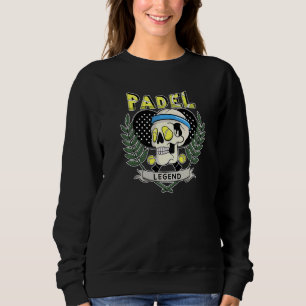 Camiseta Cabeça de lenda de Padel com bolas de tênis de pad