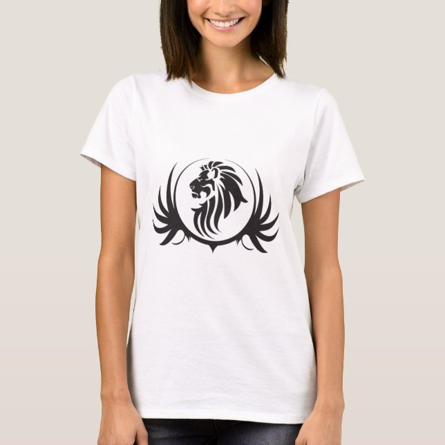 Camiseta Cabeça de Leões Pretos (Frente)