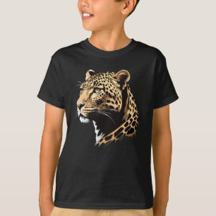 Camiseta Cabeça de Leopardo