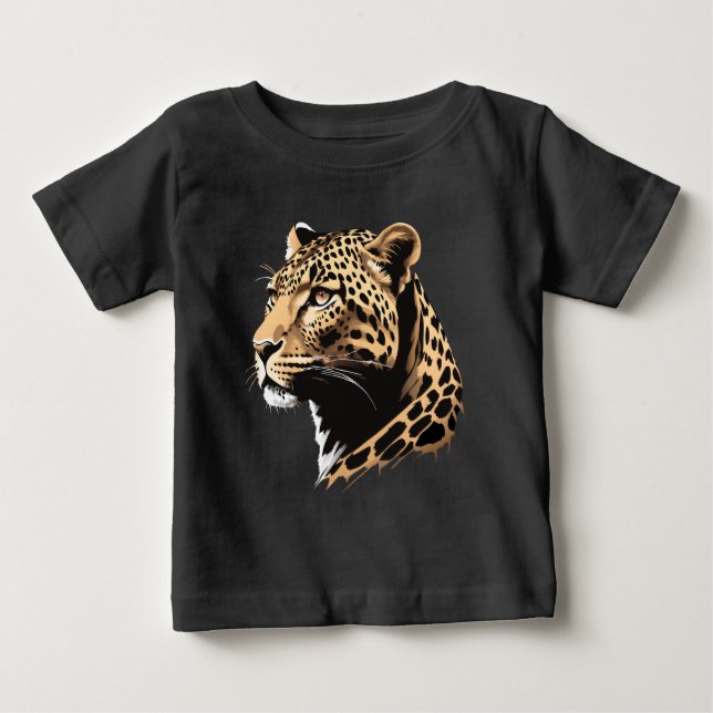 Camiseta Cabeça de Leopardo (Frente)