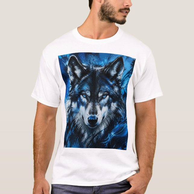 Camiseta Cabeça de lobo (Frente)