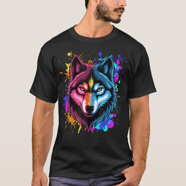 Camiseta Cabeça de Lobo (Frente)