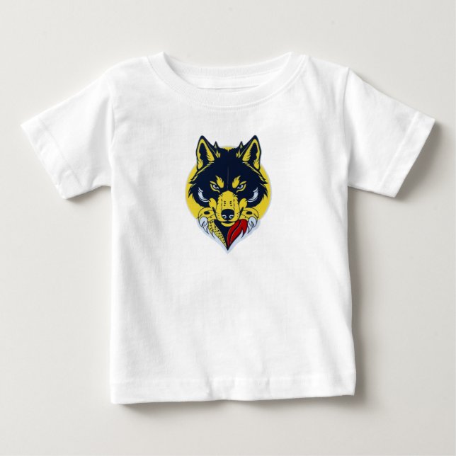 Camiseta Cabeça de Lobo Feroz  (Frente)