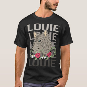 Camiseta Cabeça de Lobo - Nome Louie